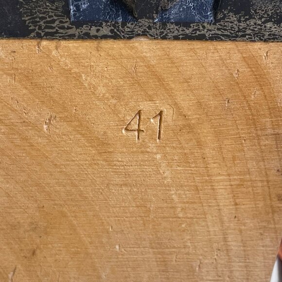 Hasbeens Swedish Women’s Burgundy Leather Wooden Platform Sandals Size US 10 - Picture 6 of 8